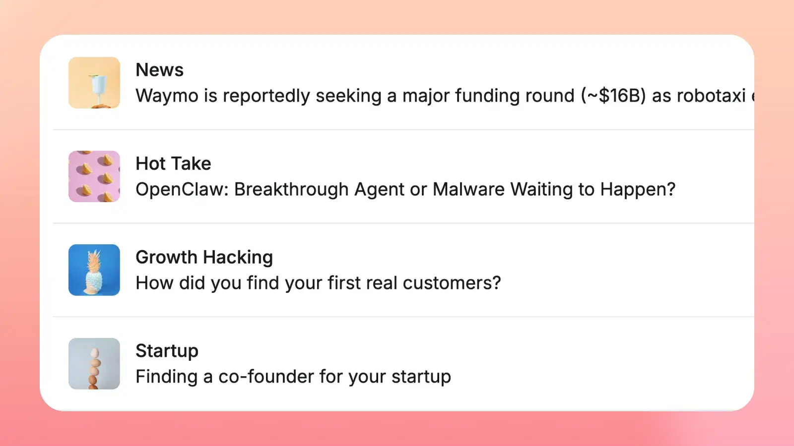 Get inspired and never run out of ideas